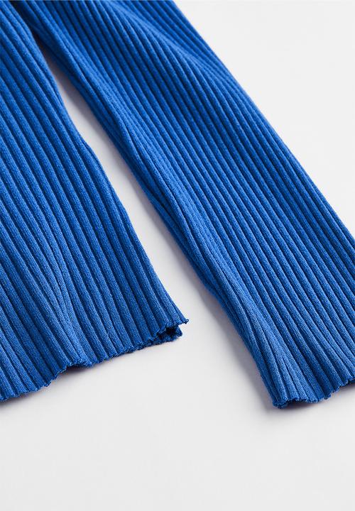 H&M - Ribbed top - blue