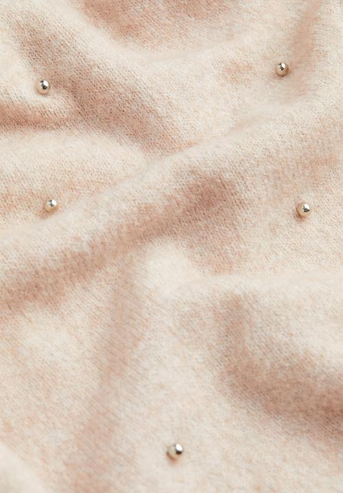 H&M - Beaded jumper - light beige