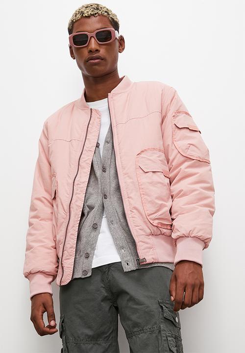 STYLE REPUBLIC - Padded ma1 bomber jacket - blush