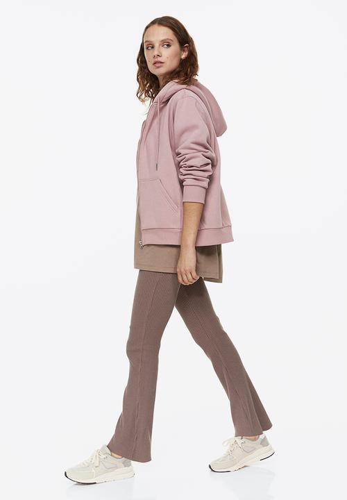 H&M - Zip-through hoodie - old rose