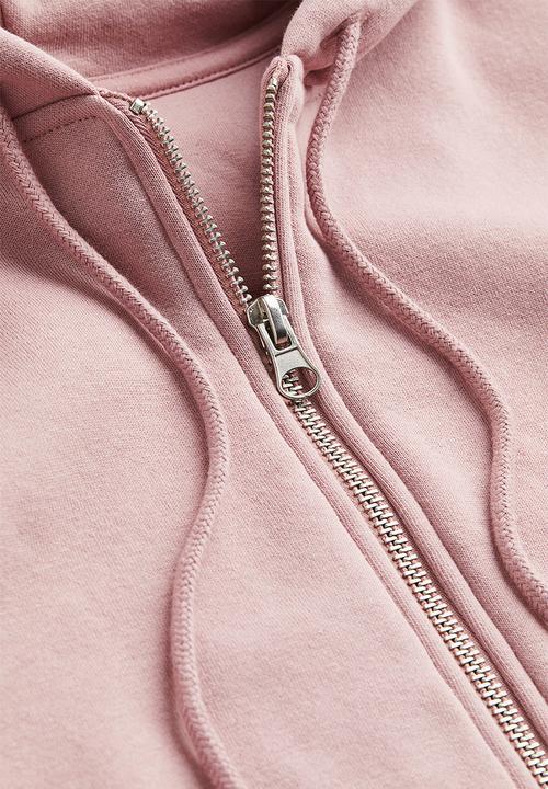 H&M - Zip-through hoodie - old rose