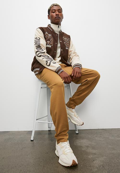 STYLE REPUBLIC - 1 up loose fit elasticated sweat pant - taupe
