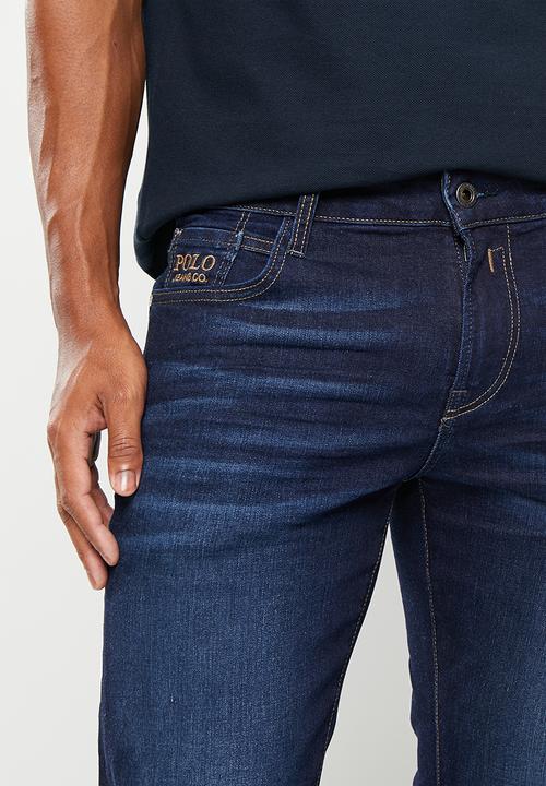 POLO - Men pjc straight leg denim - dark wash