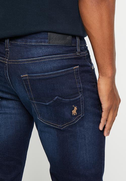 POLO - Men pjc straight leg denim - dark wash