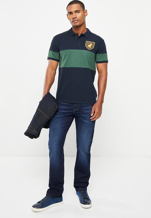 POLO - Men pjc straight leg denim - dark wash