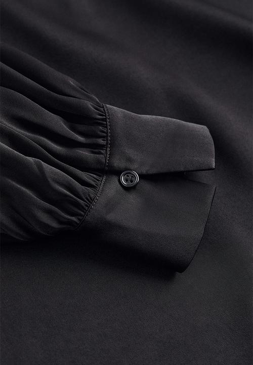 H&M - Satin dress - black I