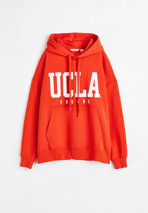 H&M - Oversized hoodie - orange/ucla bruins