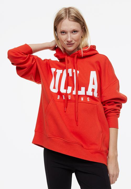 H&M - Oversized hoodie - orange/ucla bruins