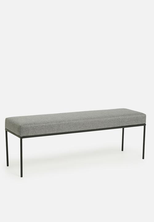 Sixth Floor - Juniper bench - grey