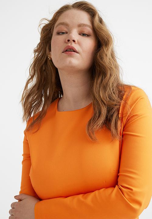 H&M - Fitted dress - orange