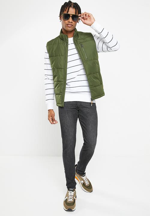 Only & Sons - Onsjake quilted vest otw - olive