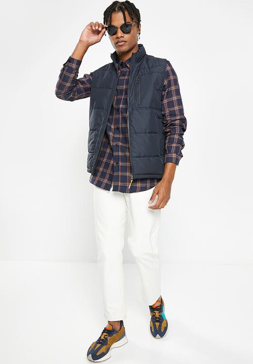 Only & Sons - Onsjake quilted vest otw - navy