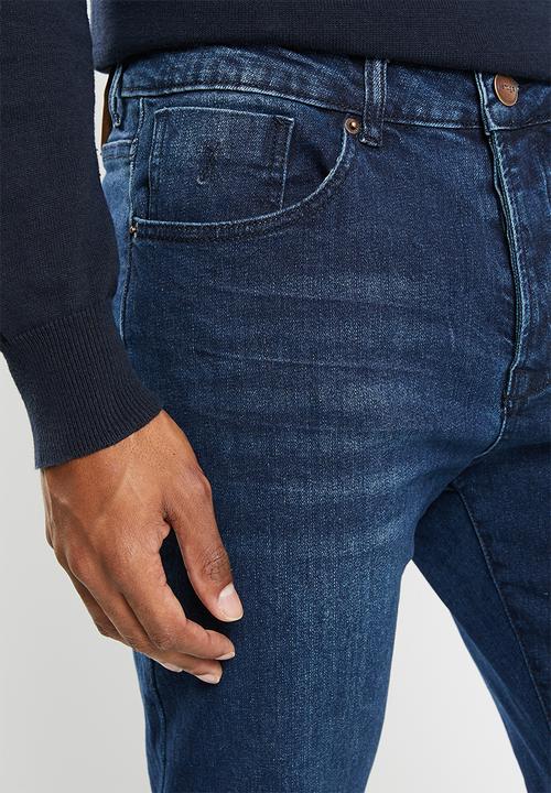 Vertigo - Mens vertigo slim leg jean - denim rinse