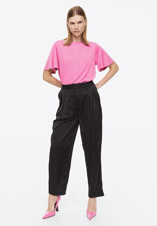 H&M - Boat-neck top - pink