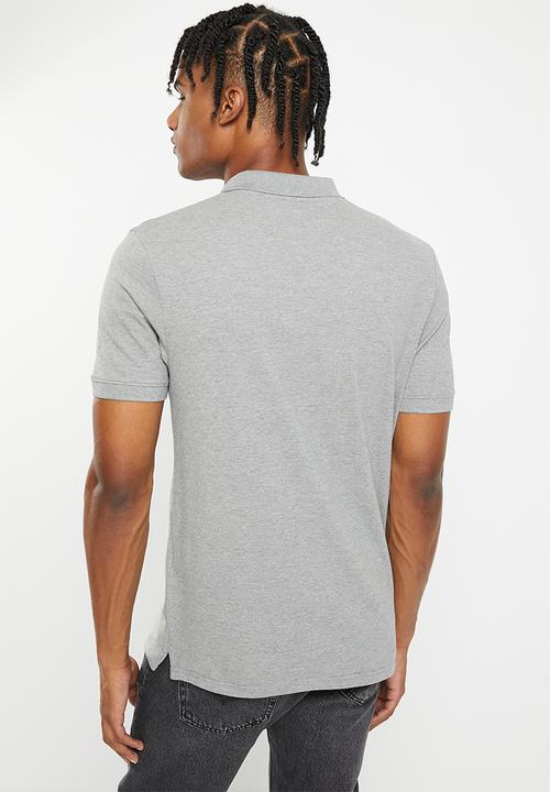 Lyle & Scott - Plain polo shirt - grey melange