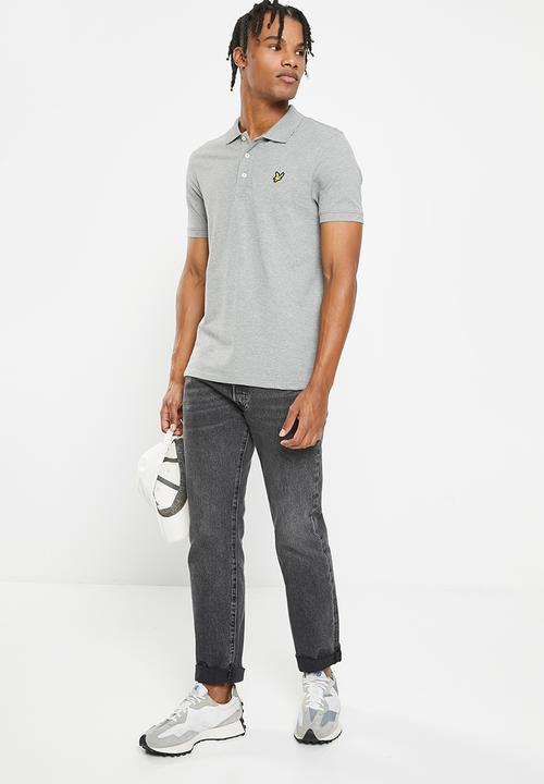 Lyle & Scott - Plain polo shirt - grey melange