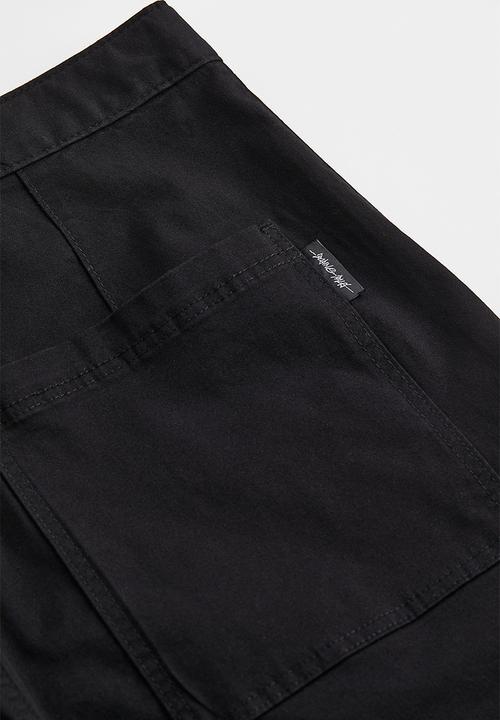 H&M - Loose fit cargo trousers - black