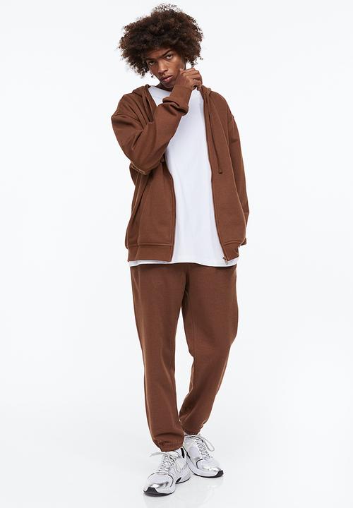H&M - Relaxed fit sweatpants - brown