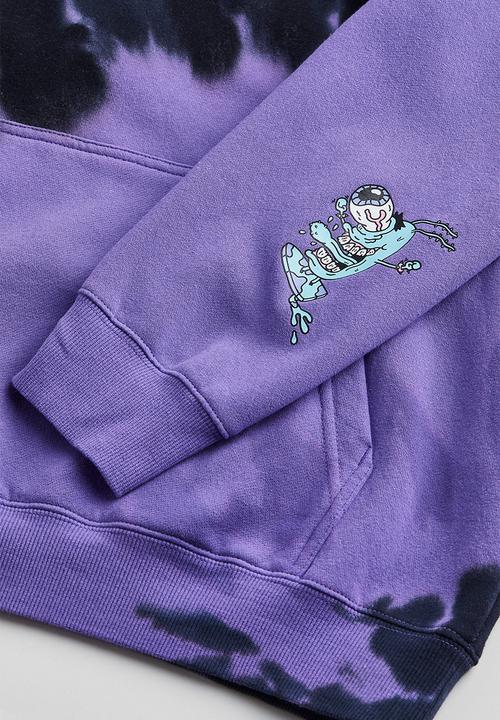 H&M - Relaxed fit hoodie - purple/spongebob