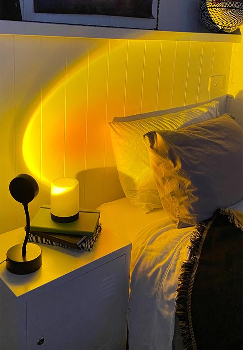 Typo - Sunset lamp - sunset/black