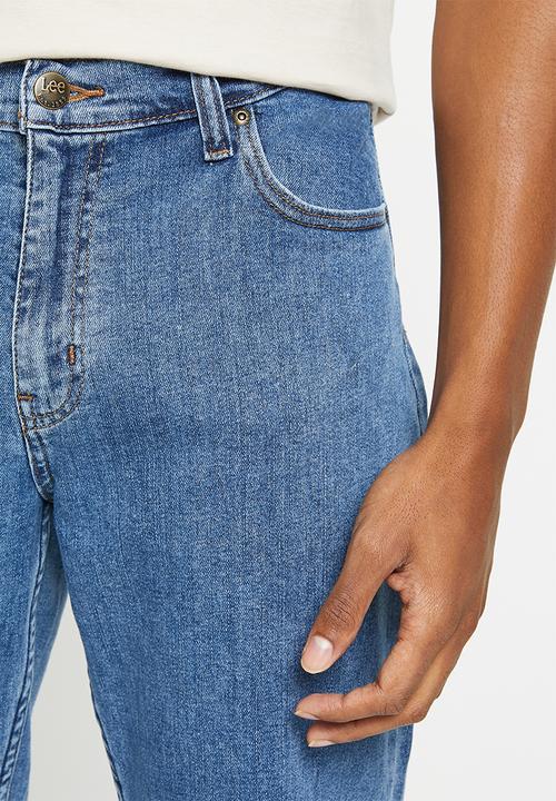 Lee  - West medium blue stretch - medium blue stretch