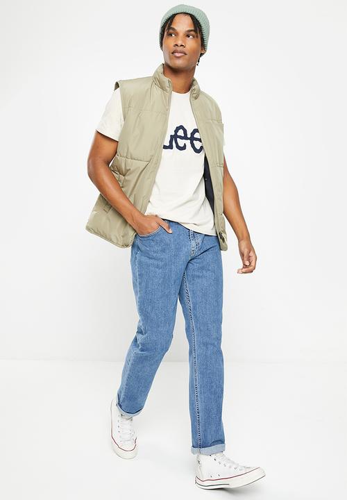 Lee  - West medium blue stretch - medium blue stretch