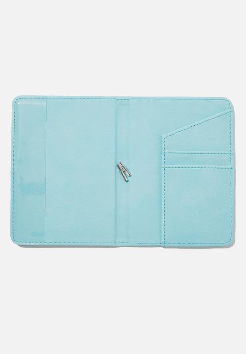 Typo - Off the grid passport holder - minty skies