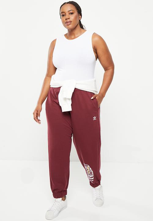 adidas Originals - Plus science sprt pant w - shadow red