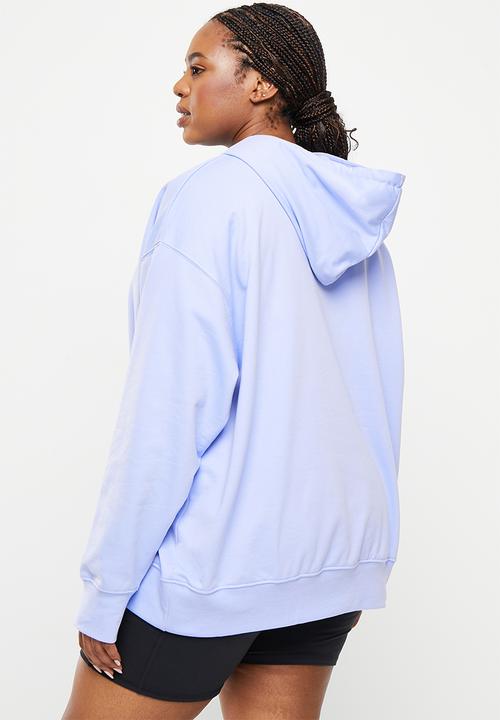 adidas Performance - Plus w bl ov hoodie - blue dawn/white