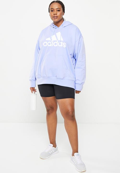 adidas Performance - Plus w bl ov hoodie - blue dawn/white