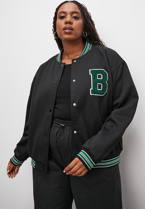 Blake - Collegiate bomber - black