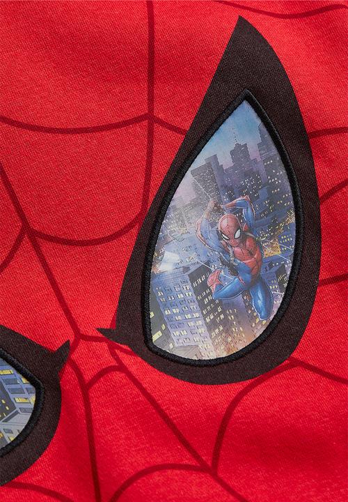 H&M - Printed hoodie - red/spider-man
