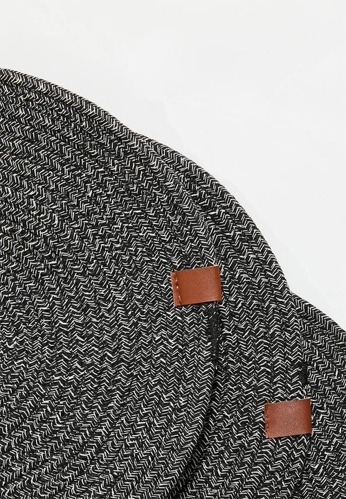 Sixth Floor - Dipuo rope placemat set of 4 - night ash