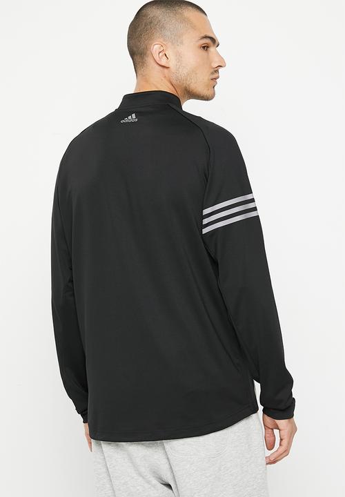 adidas Performance - 3-Stripes Competition AEROREADY Quarter Zip - black