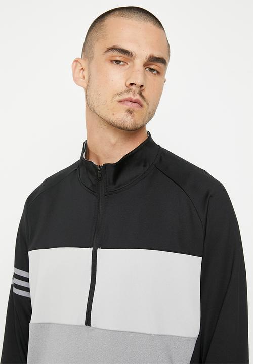 adidas Performance - 3-Stripes Competition AEROREADY Quarter Zip - black