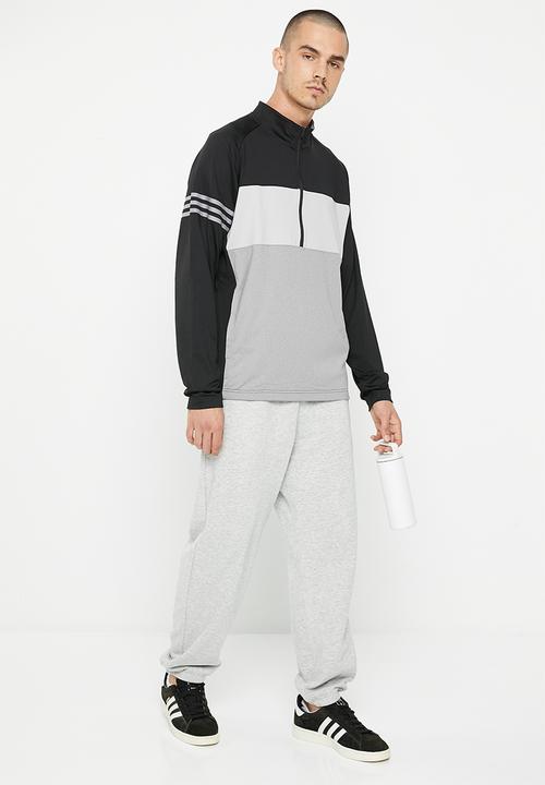 adidas Performance - 3-Stripes Competition AEROREADY Quarter Zip - black