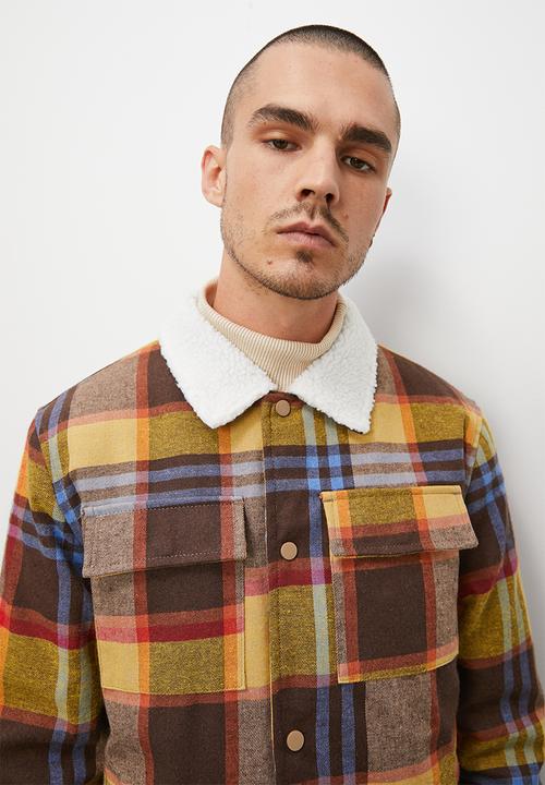 Superbalist - Check flannel shacket - multi 