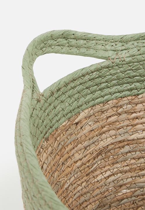 Sixth Floor - Nagini basket - sage