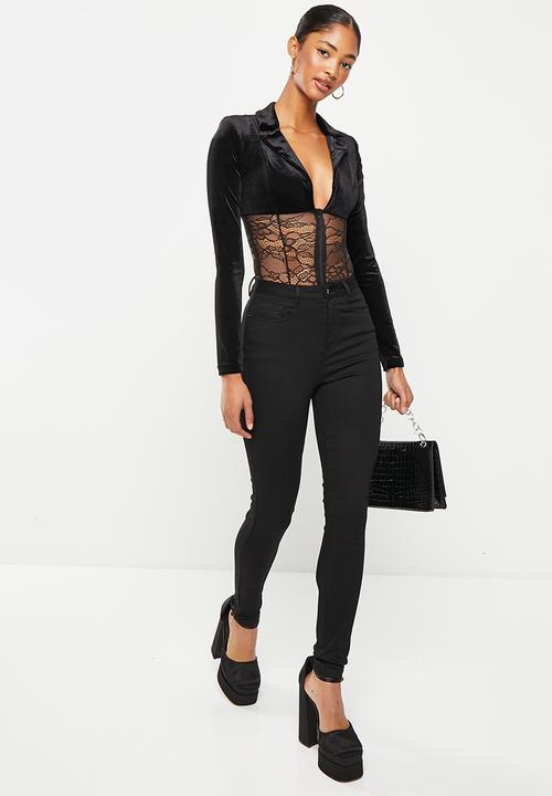 SISSY BOY - Kimmy Sexy Curvy Skinny - Black