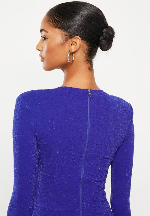 SISSY BOY - About time wrap sparkle maxi - cobalt