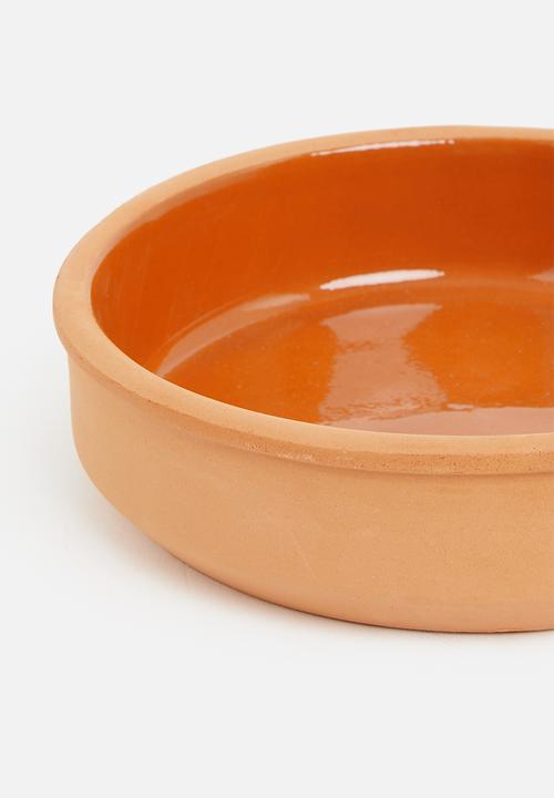Excellent Houseware - Terracotta ramekin - set of 2 - rust 