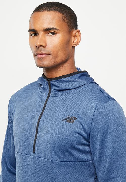 New Balance  - Tenacity qtr zip - marine blue