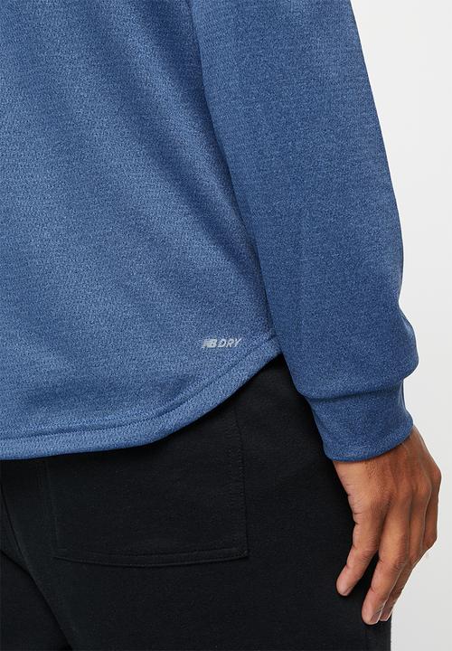 New Balance  - Tenacity qtr zip - marine blue