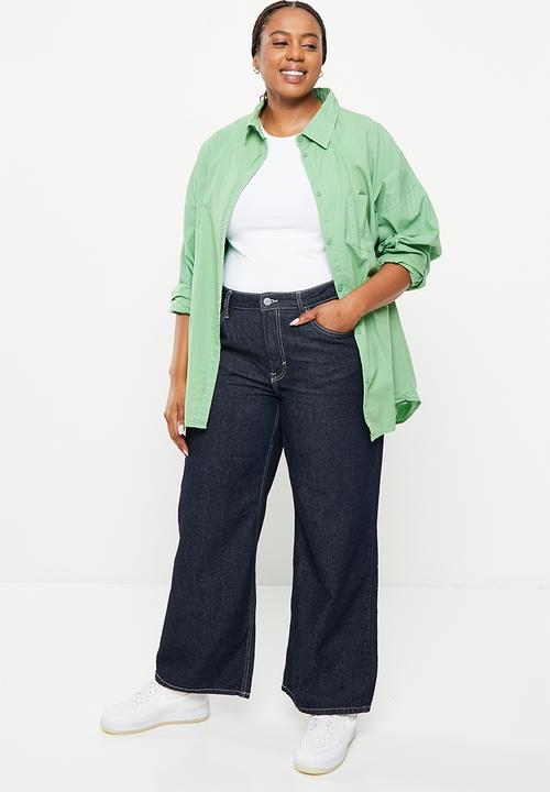 H&M - Bootcut low jeans - blue