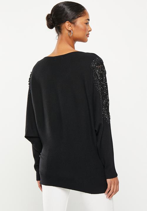 SISSY BOY - Temo knitted sweater - black