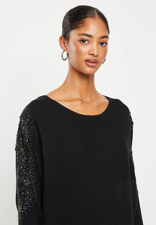 SISSY BOY - Temo knitted sweater - black