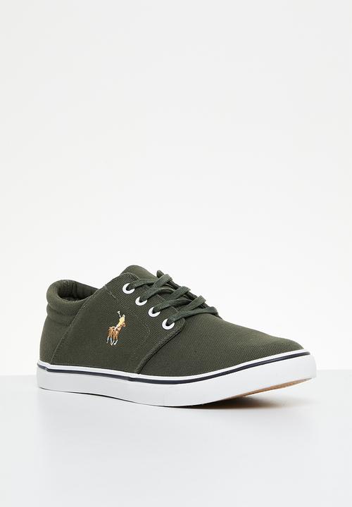 POLO - Classic canvas sneakers - olive