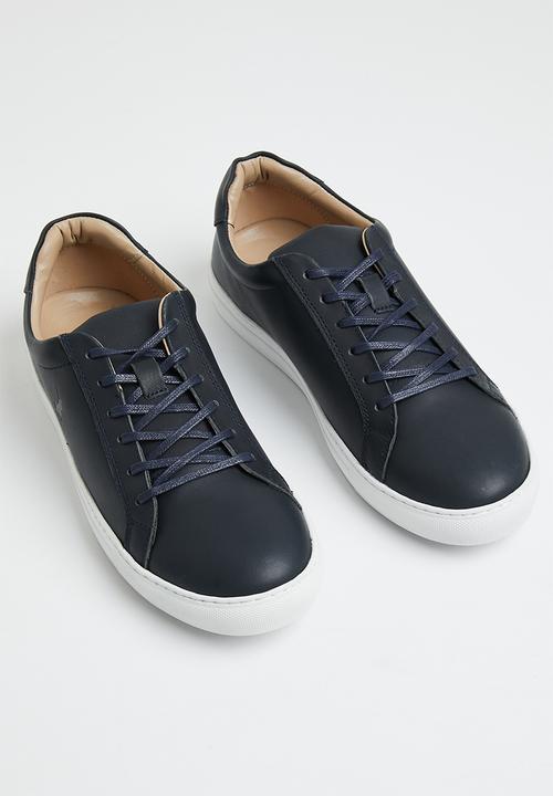 POLO - Classic leather sneaker - navy