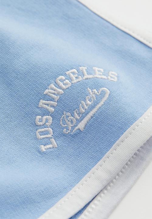H&M - 2 Piece cotton set - white & light blue