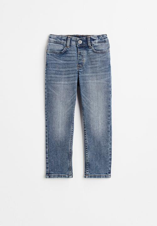 H&M - Superstretch slim fit jeans - dark denim blue